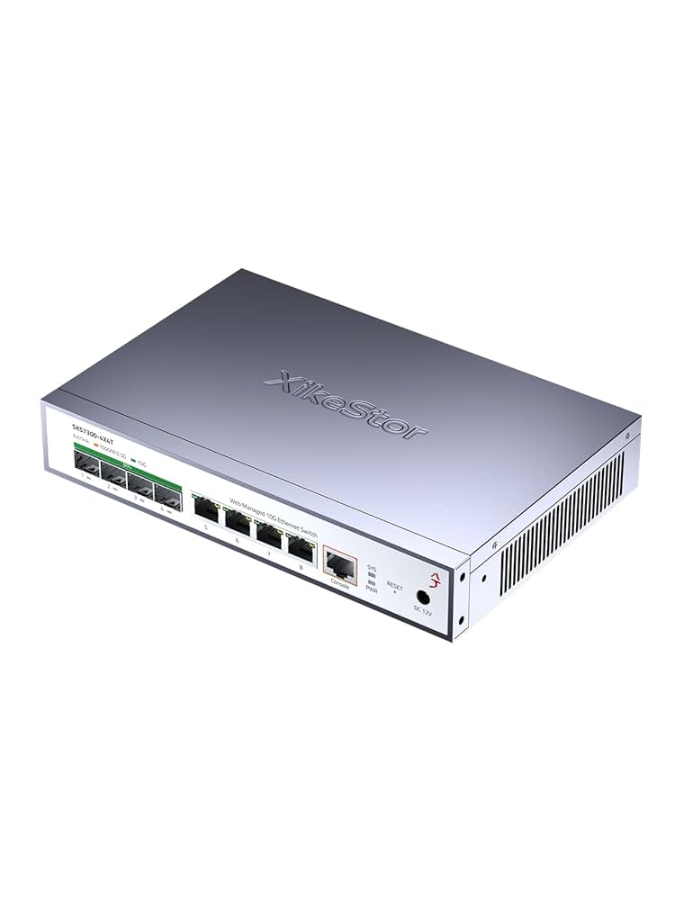 Amazon.co.jp: XikeStor L2 マネージド フル 10GbE スイッチ (4